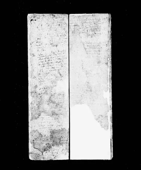 hard to read document