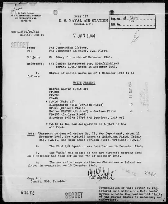 full war diary entry