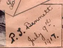 Autograph book P ? Bennett