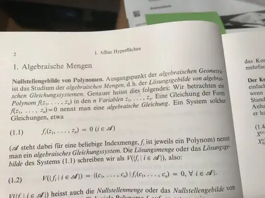 the image taken from a page in the textbook Algebraische Geometrie by Markus Brodmann.