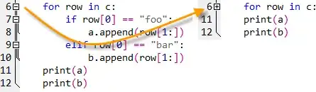 Example of code folding