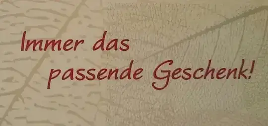 Immer das pasende Geschenk! 