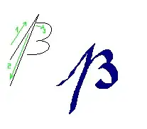 ß (sz) stroke order