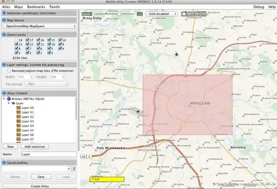 Mobac with selections