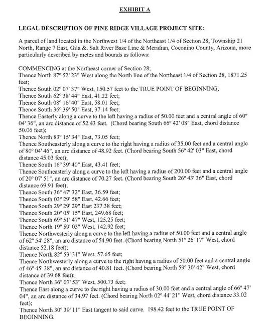 metes & bounds description