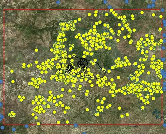 The Reserve is the black polygon in the middle