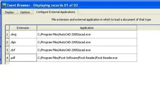Configure External Applications eVis