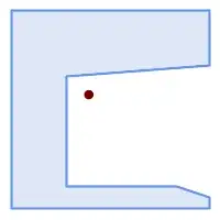 a centroid lying outside a polygon