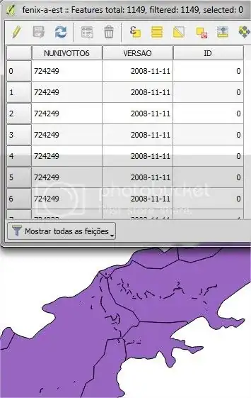 An Attribute Table ready to face some manual deletion process!