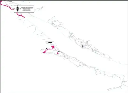 Second Map/Export, showing the information on the second level.