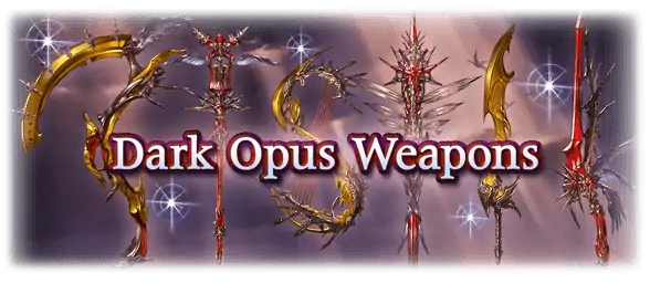 Dark Opus Weapons