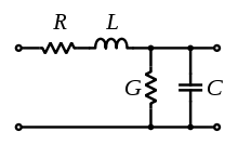 transmission line schematic model