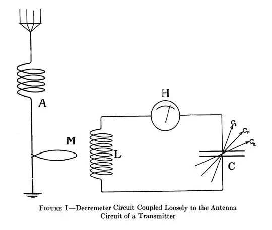 Simple circuit diagram from decremeter paper