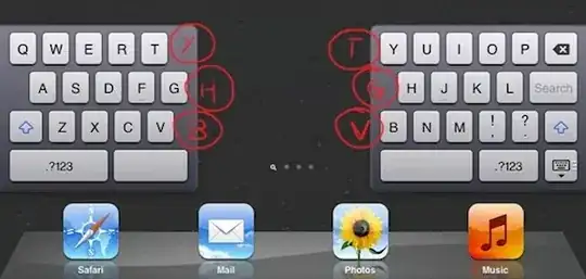 iPad keyboard