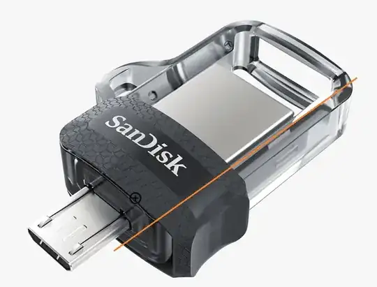Western Digital MicroUSB flash drive