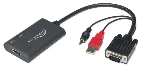 VGA to HDMI adapterlll