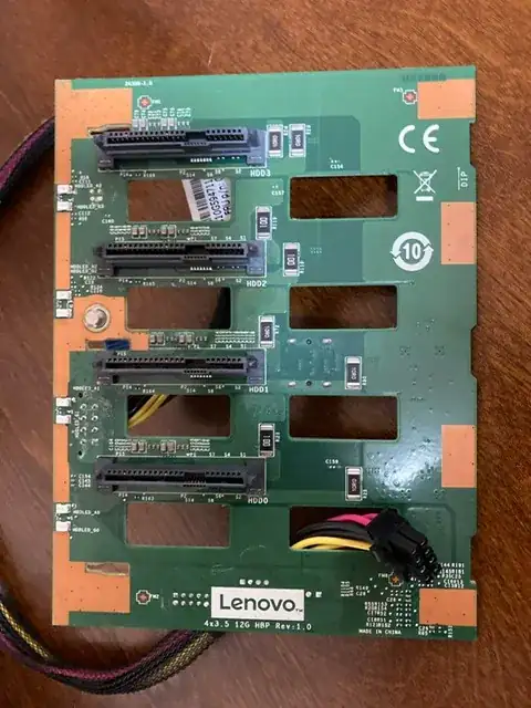 The "back" of that board - note the four SATA ports for the disks