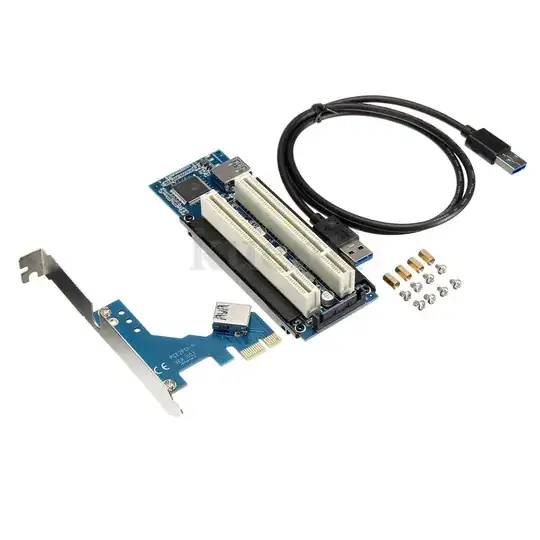 PCI-E to PCI adapter