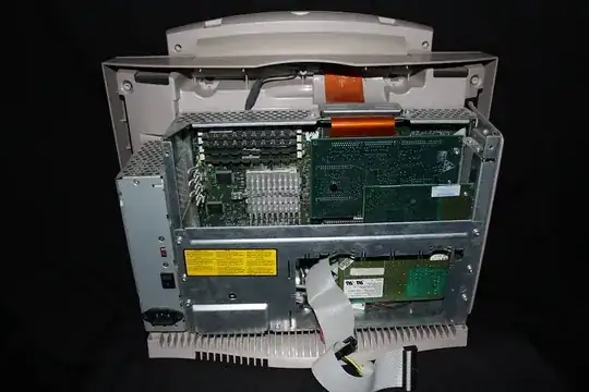 Compaq Presario 3020 Rear View Open