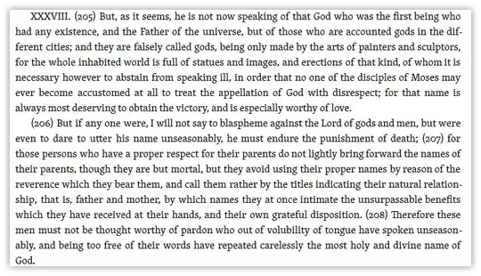 Please click to enlarge Philo - Moses II 205-208