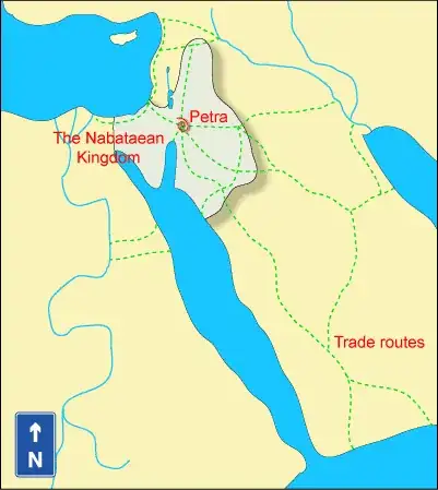 Here is a map of Nabataea