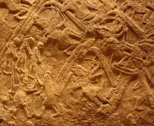 Nineveh relief detail