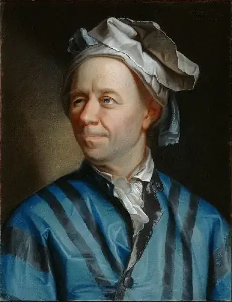 Emanuel Handmann 1753 painting of Euler
