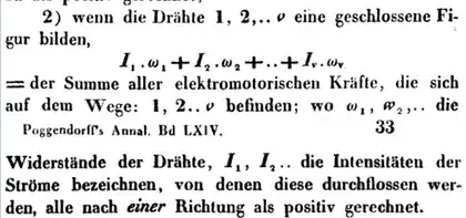 KVL in original 1845 paper