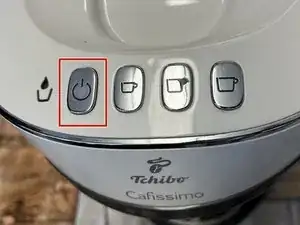 Tchibo Cafissimo Mini 313212 Reset