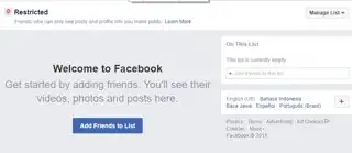 Add names to Restricted list