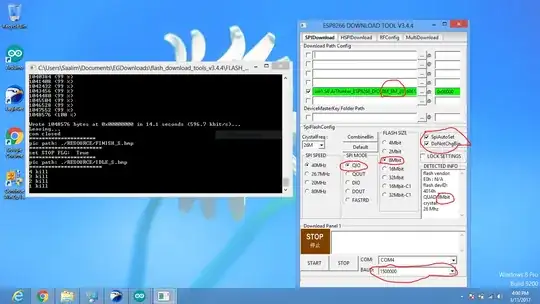 Configuration that worked for me