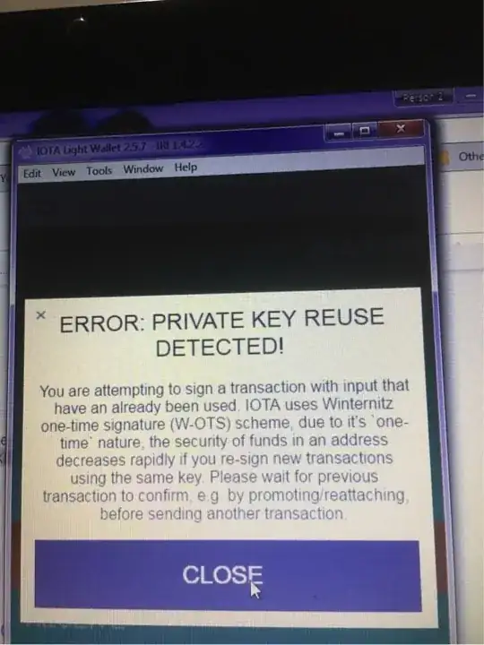 I am trying to send some iotas and this message keeps popping up. What am I doing wrong? How to find out which node to select in order to get transactions confirmed?