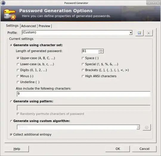 configure password generator