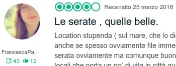 FrancescaPa dice "Le serate , quelle belle."