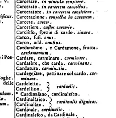 Estratto dall'OMI di Facciolati