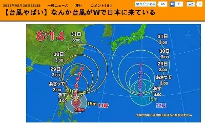 The typhoons are coming
