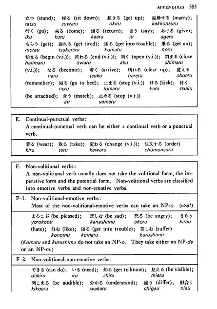 Verb classification pg 2