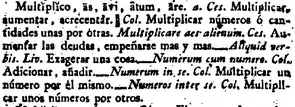 Valbuena's definition of multiplicare