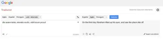 Google Translate excerpt