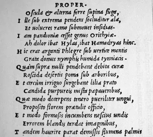 Francesco Griffo's Italic type