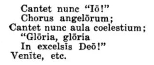 Cantet nunc “Io!”