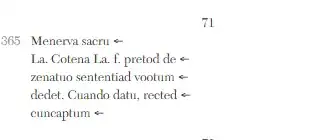 Falerian Bronze, example of sinistroverse