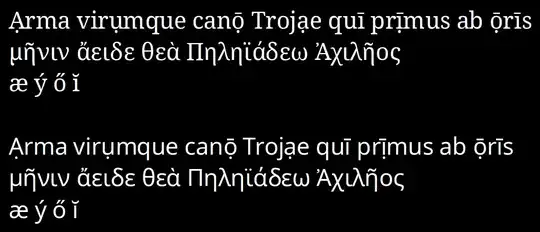 sample text rendered in Noto