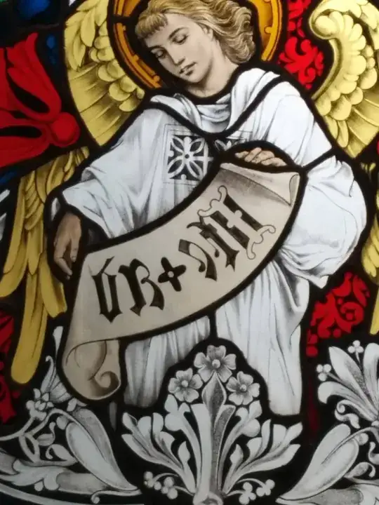 Japanese chapel stained glass