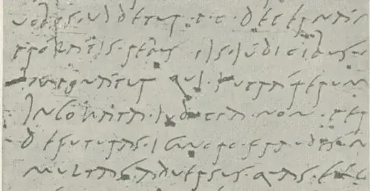 Roman cursive.