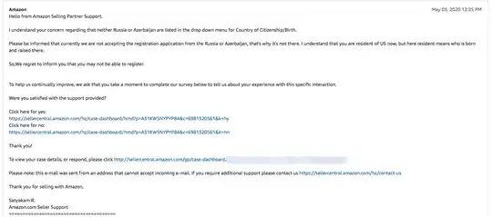 Amazon description of lack of support for Russia/Azerbaijan