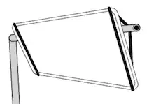 hanging tablet set-up