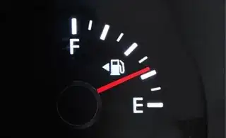 a fuel gauge
