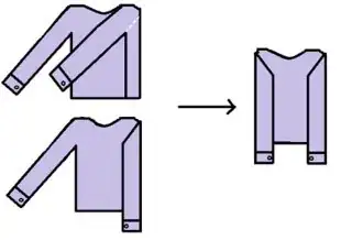 shirt folding diagram 2