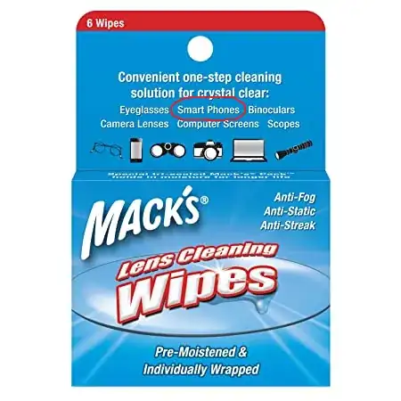 Lens wipes